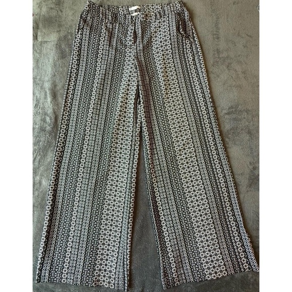 Jones New York Pants - Jones New York Pants Womens Size 12 Patterned Wide Leg Boho Chic super nice